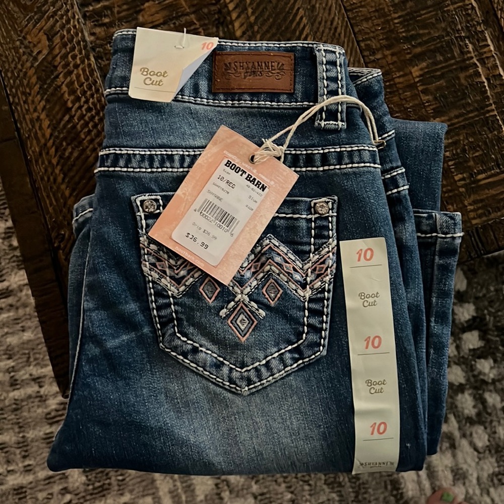 Shyanne girls jeans size 10.